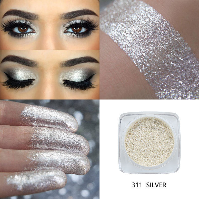 Pearlescent eye shadow powder - Metallic and Matte