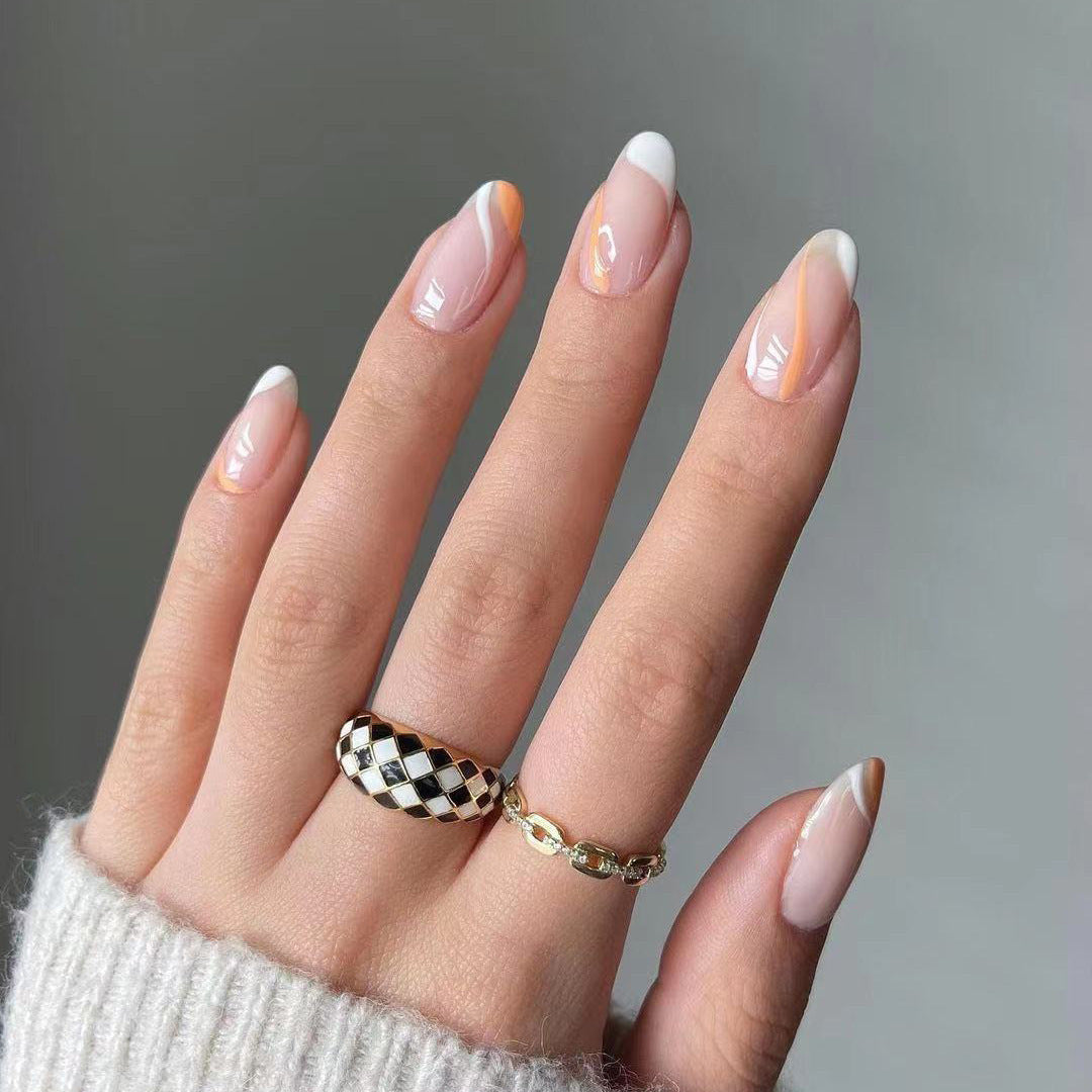 Nordic Design Fake Nails - Easy wear - Almond Shape