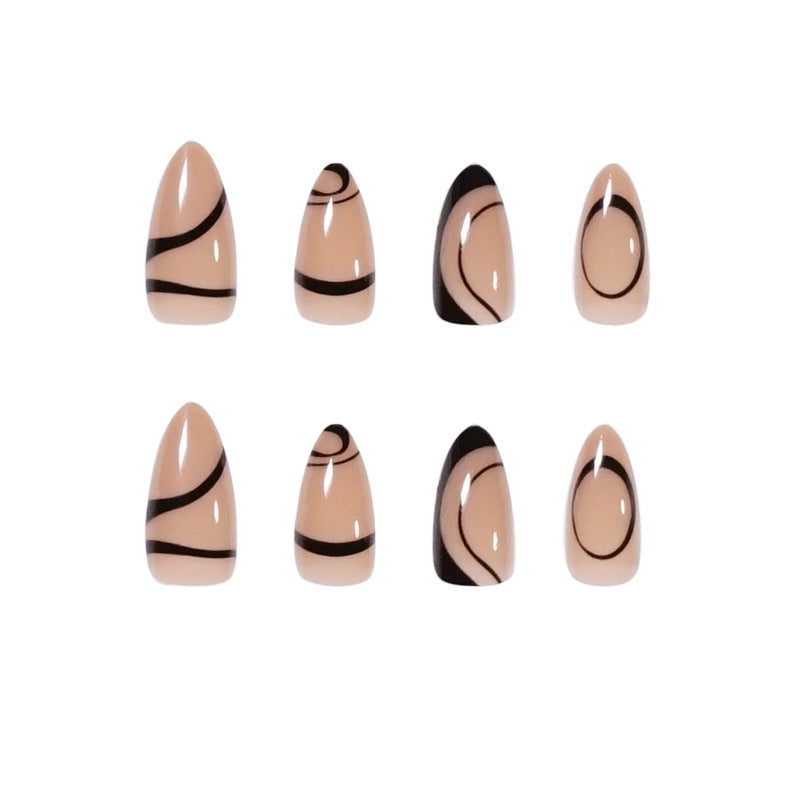 Nordic Design Fake Nails - Easy wear - Almond Shape