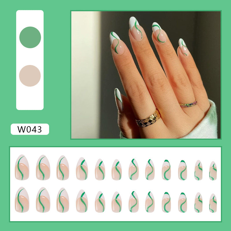 Nordic Design Fake Nails - Easy wear - Almond Shape